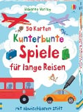 Cover-Bild zum Titel '50 Karten: Kunterbunte Spiele für lange Reisen' von 'Non Pratt, Emily Bone'