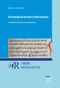 Cover-Bild zum Titel 'Grammatical Gender in Old Occitan' von 'Marinus Wiedner'