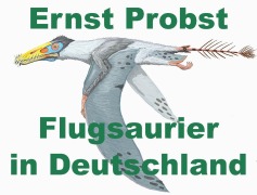 Cover-Bild zum Titel 'Flugsaurier in Deutschland' von 'Ernst Probst'