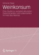 Cover-Bild zum Titel 'Weinkonsum' von 'Simone Pape'