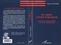 Cover-Bild zum Titel 'Du droit d'être étranger' von 'Chauvier'