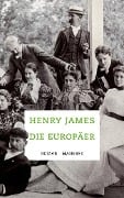 Cover-Bild zum Titel 'Die Europäer' von 'Henry James'