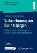 Cover-Bild zum Titel 'Wahrnehmung von Businessjargon' von 'Andrea de Ventura Rajab'