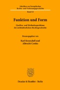 Cover-Bild zum Titel 'Funktion und Form.' von ''