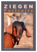 Cover-Bild zum Titel 'Ziegenportraits (Wandkalender 2026 DIN A4 hoch), CALVENDO Monatskalender' von 'Sabine Löwer'