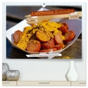 Cover-Bild zum Titel 'Currywurst Kalender - Das Berliner Kultgericht für Fleischliebhaber (hochwertiger Premium Wandkalender 2026 DIN A2 quer), Kunstdruck in Hochglanz' von 'Mb Fotografie'