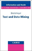 Cover-Bild zum Titel 'Text und Data Mining' von 'Henning Brockmeyer'