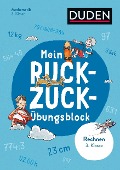 Cover-Bild zum Titel 'Mein Ruckzuck-Übungsblock Rechnen 3. Klasse' von 'Silke Heilig'