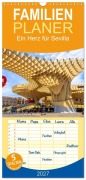 Cover-Bild zum Titel 'Familienplaner 2027 - Ein Herz für Sevilla mit 5 Spalten (Wandkalender, 21 x 45 cm) CALVENDO' von 'Christa Kramer'