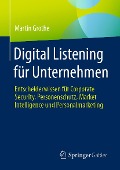 Cover-Bild zum Titel 'Digital Listening für Unternehmen' von 'Martin Grothe'