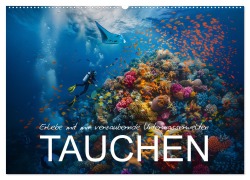 Cover-Bild zum Titel 'Erlebe mit mir verzaubernde Unterwasserwelten Tauchen (Wandkalender 2026 DIN A2 quer), CALVENDO Monatskalender' von 'Nadine Büscher'