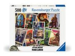 Cover-Bild zum Titel 'Erwachsenenpuzzle 500 Teile - Star Wars The Mandalorian - Auf der Suche nach dem Kind' von ''