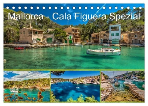 Mallorca - Cala Figuera Spezial (Tischkalender 2024 DIN A5 quer), CALVENDO Monatskalender - Jürgen Seibertz