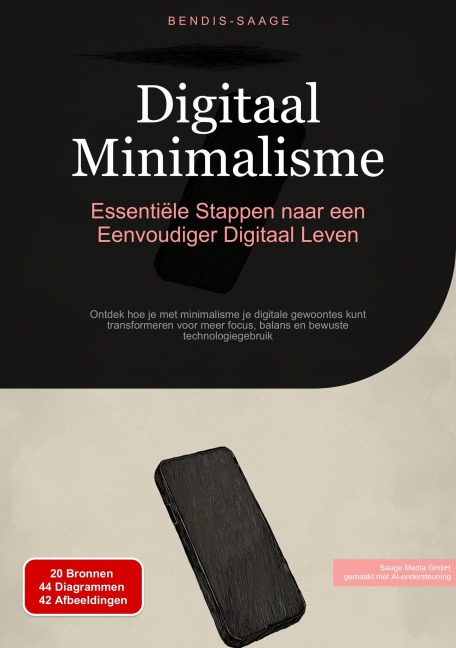 Digitaal Minimalisme: Essentiële Stappen naar een Eenvoudiger Digitaal Leven - Bendis A. I. Saage - Nederlands