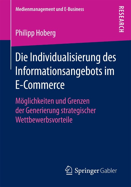 Die Individualisierung des Informationsangebots im E-Commerce - Philipp Hoberg