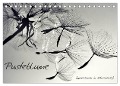 Pusteblume - Impressionen in schwarzweiß (Tischkalender 2025 DIN A5 quer), CALVENDO Monatskalender - Julia Delgado