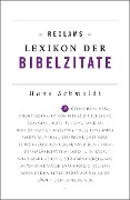 Cover-Bild zum Titel 'Reclams Lexikon der Bibelzitate' von 'Hans Schmoldt'