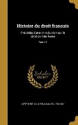 Cover-Bild zum Titel 'Histoire du droit francais' von ''