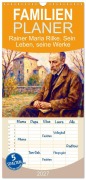 Cover-Bild zum Titel 'Familienplaner 2027 - Rainer Maria Rilke. Sein Leben, seine Werke mit 5 Spalten (Wandkalender, 21 x 45 cm) CALVENDO' von 'Steffani Lehmann'