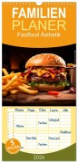 Familienplaner 2026 - Fastfood Ästhetik mit 5 Spalten (Wandkalender, 21 x 45 cm) CALVENDO - Heidi Spiegler
