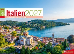 Cover-Bild zum Titel 'Italien ReiseLust Kalender 2027 | von Venedig bis Sizilien' von 'Ackermann Kunstverlag GmbH'