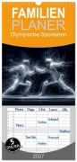 Cover-Bild zum Titel 'Familienplaner 2027 - Olympische Sportarten mit 5 Spalten (Wandkalender, 21 x 45 cm) CALVENDO' von 'Cathrin Illgen'