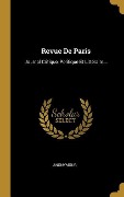 Cover-Bild zum Titel 'Revue De Paris' von 'Anonymous'