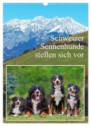 Cover-Bild zum Titel 'Schweizer Sennenhunde stellen sich vor (Wandkalender 2026 DIN A3 hoch), CALVENDO Monatskalender' von 'Sigrid Starick'