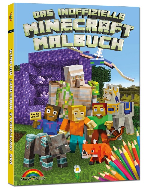 Das inoffizielle Minecraft Malbuch für Kinder und Jugendliche - zum Ausmalen der Minecraft Welt - David Haberkamp