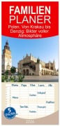 Cover-Bild zum Titel 'Familienplaner 2026 - Polen. Von Krakau bis Danzig: Bilder voller Atmosphäre mit 5 Spalten (Wandkalender, 21 x 45 cm) CALVENDO' von 'Hanna Wagner'