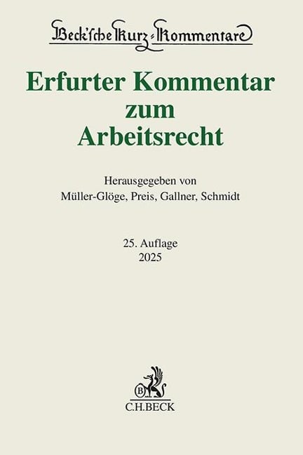 Erfurter Kommentar zum Arbeitsrecht - 