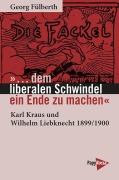 Cover-Bild zum Titel '...¿dem liberalen Schwindel ein Ende zu machen' von 'Georg Fülberth'