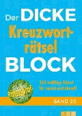 Cover-Bild zum Titel 'Der dicke Kreuzworträtsel-Block Band 25' von ''