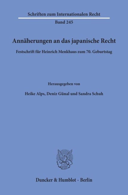 Annäherungen an das japanische Recht - 