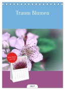 Cover-Bild zum Titel 'Tischplaner 2027 - Traum Blumen (A5 Tischkalender zum Aufstellen) CALVENDO' von 'M. F. W.'