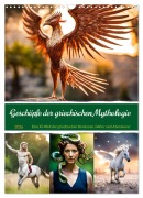 Cover-Bild zum Titel 'Geschöpfe der griechischen Mythologie - Eine KI-Welt der griechischen Götter, Kreaturen und Abenteurer (Wandkalender 2026 DIN A3 hoch), CALVENDO Monatskalender' von 'Fred Schimak'