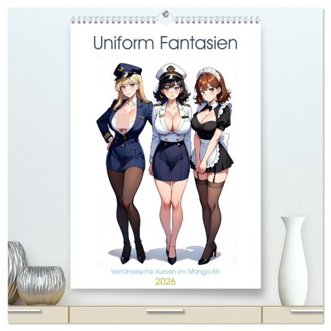 Uniform Fantasien (hochwertiger Premium Wandkalender 2026 DIN A2 hoch), Kunstdruck in Hochglanz - Peter Balan