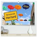 Hansestadt Herford (hochwertiger Premium Wandkalender 2024 DIN A2 quer), Kunstdruck in Hochglanz - Karolin Heepmann