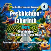 Cover-Bild zum Titel 'Geschichten-Labyrinth - Tiere' von 'Heike Eberius-von Hammel, Saitenspringer Production'