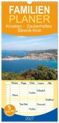 Cover-Bild zum Titel 'Familienplaner 2027 - Kroatien - Zauberhaftes ¿ibenik-Knin mit 5 Spalten (Wandkalender, 21 x 45 cm) CALVENDO' von 'Pixs:Sell'