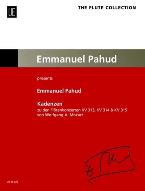 Kadenzen zu den Flötenkonzerten von Wolfgang A. Mozart - Emmanuel Pahud