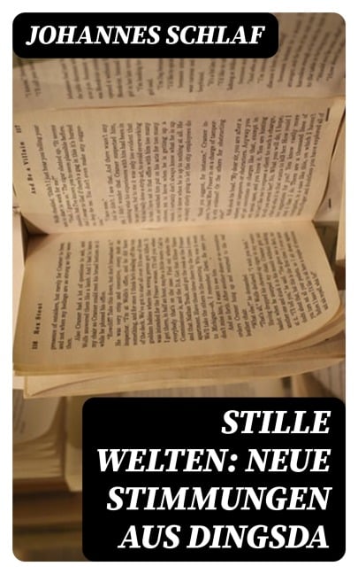 Stille Welten: Neue Stimmungen aus Dingsda - Johannes Schlaf