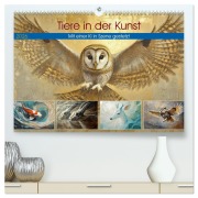 Cover-Bild zum Titel 'Tiere in der Kunst (hochwertiger Premium Wandkalender 2026 DIN A2 quer), Kunstdruck in Hochglanz' von 'Steffen Gierok-Latniak'
