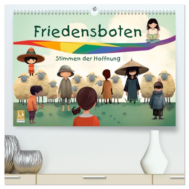 Friedensboten - Stimmen der Hoffnung (hochwertiger Premium Wandkalender 2026 DIN A2 quer), Kunstdruck in Hochglanz - Erich Krätschmer