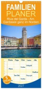 Cover-Bild zum Titel 'Familienplaner 2027 - Riva del Garda - Am Gardasee ganz im Norden mit 5 Spalten (Wandkalender, 21 x 45 cm) CALVENDO' von 'Thomas Bugdoll'