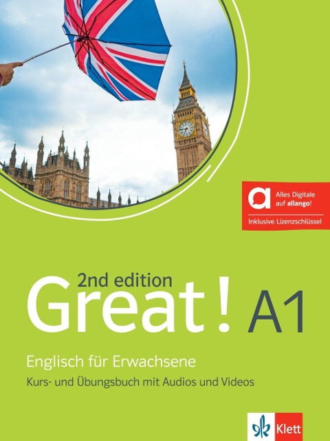 Great! A1, 2nd edition. Kurs- und Übungsbuch mit Audio - 