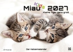 Cover-Bild zum Titel 'Miau Kids - kleine Tiger ganz groß - Der Katzenkalender - 2027 - Kalender DIN A3' von ''