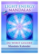 Cover-Bild zum Titel 'Light Energy Mandalas - Kalender - Vol. 2 (Wandkalender 2027 DIN A2 hoch), CALVENDO Monatskalender' von 'Gaby Shayana Hoffmann'