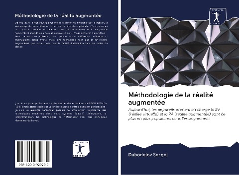 Méthodologie de la réalité augmentée - Dubodelov Sergej