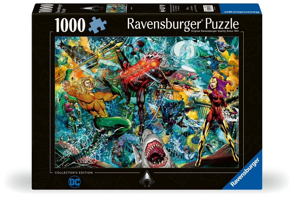 Erwachsenenpuzzle 1000 Teile - Justice League - Aquaman - 